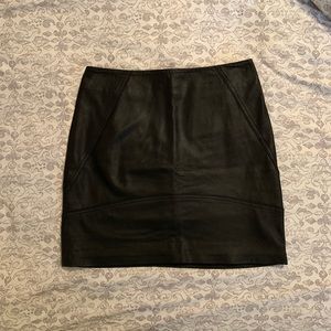 ASOS Genuine Leather Skirt